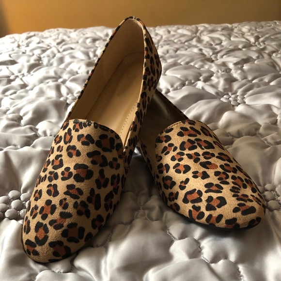 LAST 1♥️Leopard Animal Print Loafer Flats - Picture 4 of 6